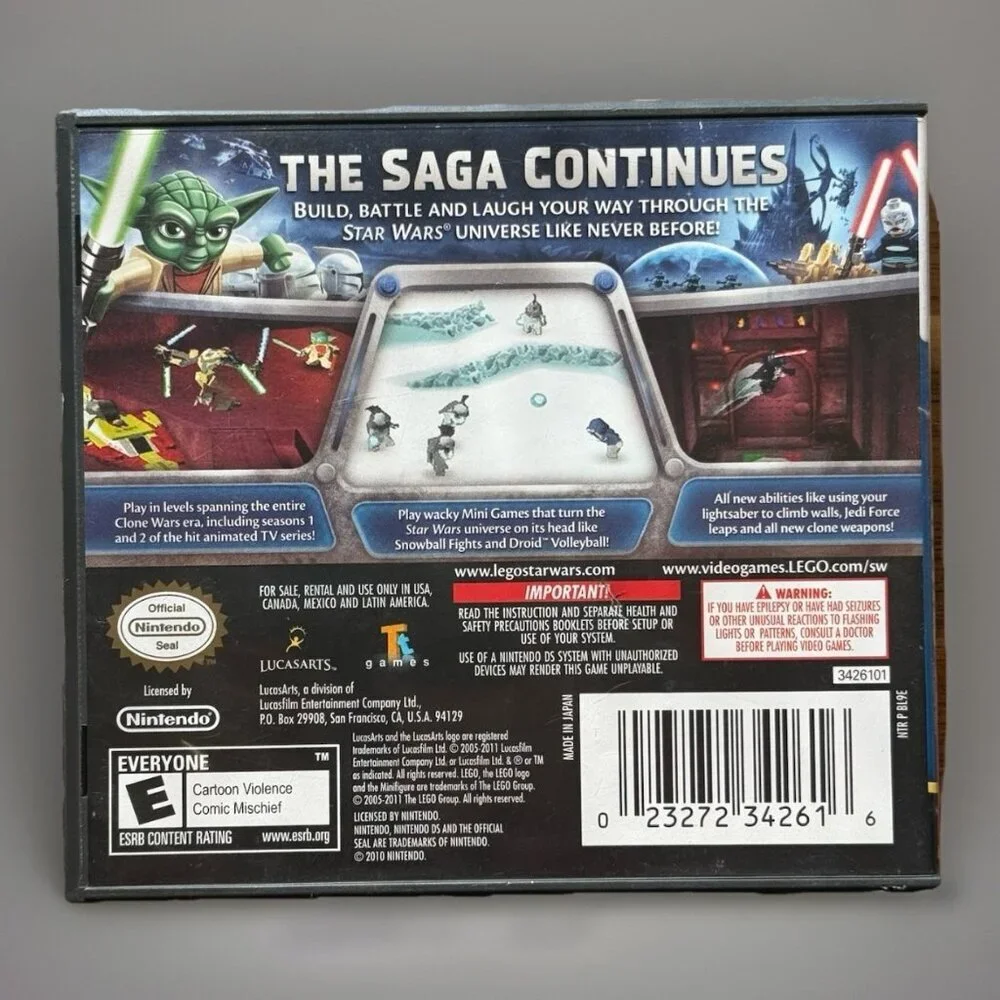 LEGO Star Wars III: The Clone Wars (Nintendo‎ DS, 2011) Working Tested CIB